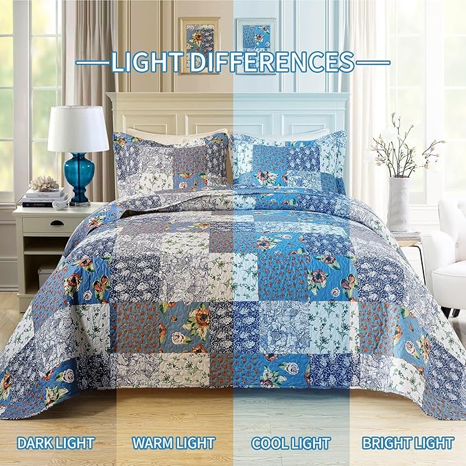 BEDIFANY Boho King Size Quilt Bedding Set - Image 6