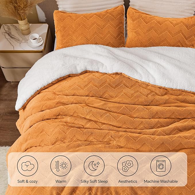 BEDELITE Fluffy King Size Comforter Set - Image 6