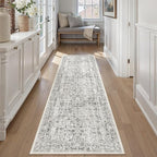 Black Runner Rug 2'6"x10' Washable Carpet - Image 5
