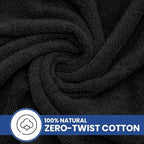 Linteum Textile Supply Luxury Hair Towels 100% Ring Spun Cotton Towel - Image 2