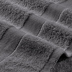 Gray Bath Towel Set of 6 - Image 7