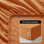 LBRO2M 100% Pure Linen Sheet Set Deep Pocket Up to 16" Bed Sheets Sets - Image 2