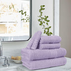 BOUTIQUO 6 Pack Cotton Towel Set, Contains 2 Bath Towels 28x55 inch, 2 Hand - Image 3