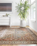 Loloi Layla Collection LAY-05 Ocean/Multi 5'-0" x 7'-6" .13" Thick Area Rug - Image 8