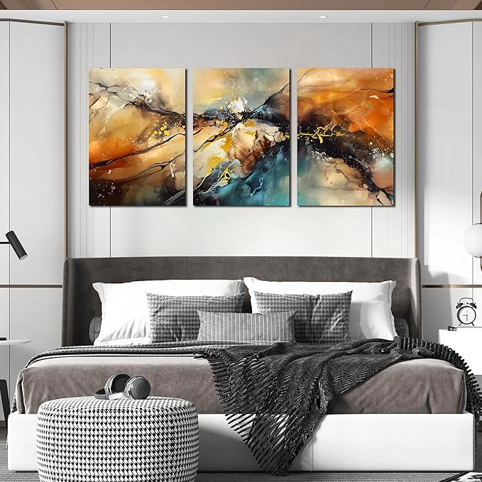 Abstract Living Room Pictures Wall Decor - Image 2
