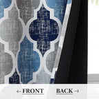 Beauoop 100% Blackout Curtains 54 Inches Long 2 Panels - Image 3