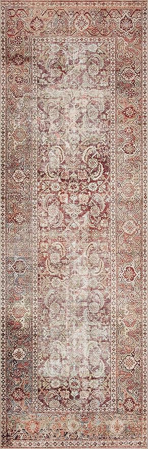 Loloi Layla Collection LAY-11 Cinnamon/Sage 9'-0" x 12'-0" .13" Thick Area Rug - Image 5