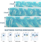 EGO Topper 3 Inch Full Memory Foam Mattress Topper, Cooling Gel Foam Mattress - Image 2