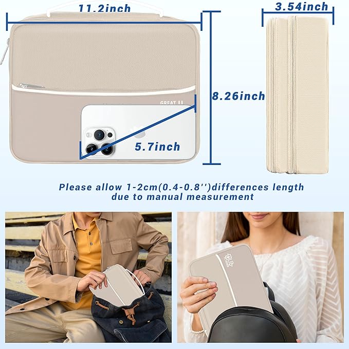 Electronics Organizer, Portable Cable Organizer Bags, Waterproof Electronic - Image 3