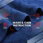 Infinitee Xclusives Luxury 100% Cotton Towel Set – 8 Piece Bathroom Towel Set – - Image 7