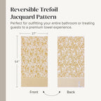 Modern Threads Botanical Vine 6-Piece 100% Cotton Towel Set – Reversible Yarn - Image 6