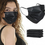 akgk 200pcs Disposable Face Masks, 3 Ply Disposable Masks by akgk