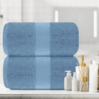 White Classic Luxury Soft Bath Sheet Towels - Image 6