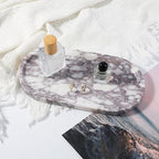 Koville Real Luxurious Natural Marble Vanity Tray, Stone Perfume Trays Jewelry - Image 6