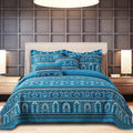 BEDIFANY Cotton Queen Quilt Sets, Lightweight Boho Queen Size Quilt Bedding Set by BEDIFANY