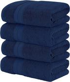 Modern Threads 4-Pack SpunLoft Bath Towel Navy 30x54 by ModernThreads