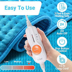 Boileau Electric Heating Pad for Back Pain and Period Cramps Relief, 3 Heating - Image 2