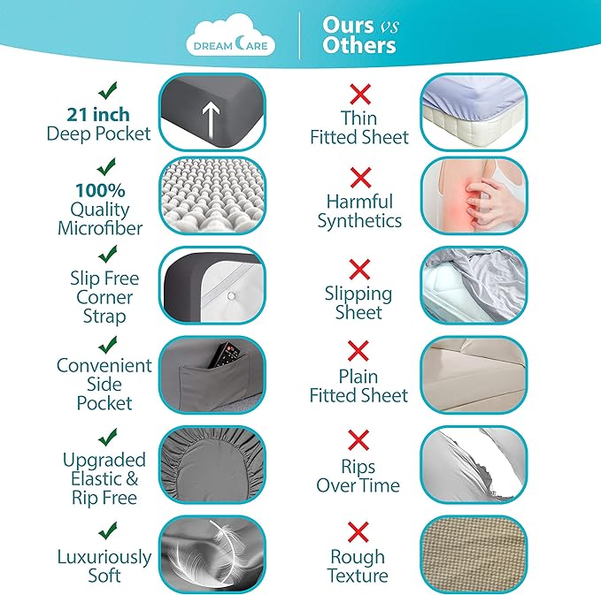DREAMCARE Twin XL Sheet Sets - Image 2
