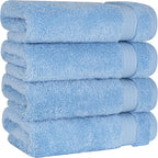 Cotton Paradise Hand Towels for Bathroom, 100% Cotton Turkish 4 Piece Hand - Image 5