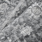 Blue 8x10 Area Rug Non Slip Large Vintage Living Room Distressed Machine - Image 7