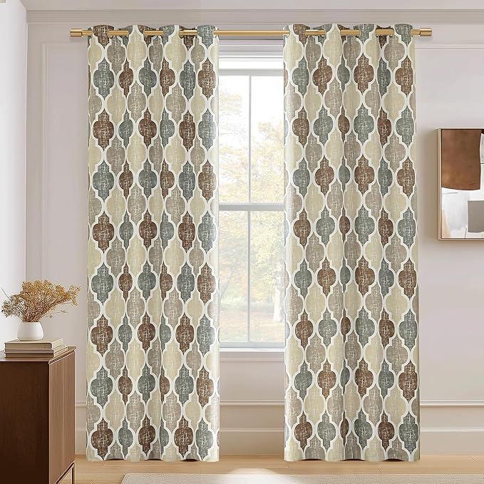 Beauoop 100% Blackout Curtains 96 Inches Long 2 Panels - Image 9