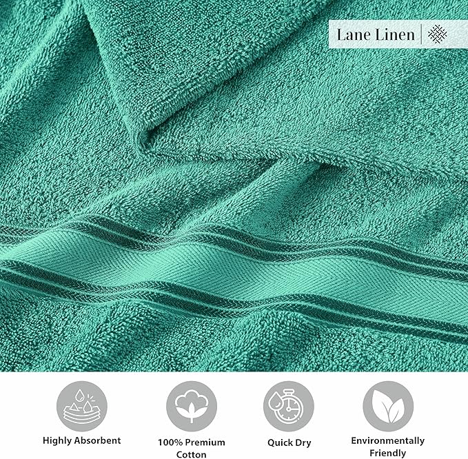 LANE LINEN Luxury Bath Towels Set - Image 5