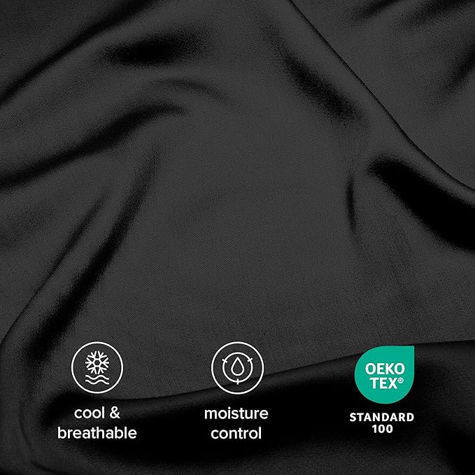 Bare Home 100% Rayon Made from Bamboo Luxury Standard Size Set of 2 Cooling - Image 4