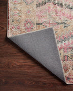 Loloi Layla Collection LAY-17 Pink/Lagoon 2'-6" x 7'-6" .13" Thick Runner Rug - Image 7
