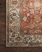 Loloi Layla Collection LAY-05 Ocean/Multi 9'-0" x 12'-0" .13" Thick Area Rug - Image 5