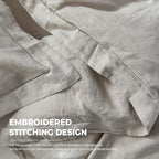 Simple&Opulence 100% Washed Linen Duvet Cover - Image 3