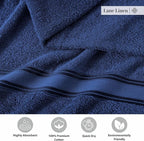 LANE LINEN 100% Cotton 4 Pack Bath Sheets Set - Image 6