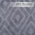 JML Large Microfiber Bath Towels Set of 2, Super Absorbent, Fast Drying - Image 3