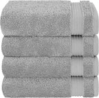 Cotton Paradise Hand Towels for Bathroom, 100% Cotton Turkish 4 Piece Hand - Image 5