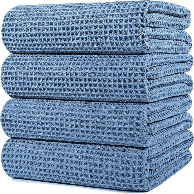 POLYTE 430 GSM Microfiber Oversize Quick Dry Lint Free Bath Towel, 60 x 30 in by Polyte
