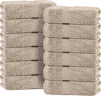 White Classic Wealuxe Taupe Hand Towels by WhiteClassic