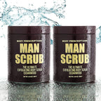 Body Prescriptions Men’s Exfoliating Body Scrub – Ultimate Skin Cleansing Wash - Image 2