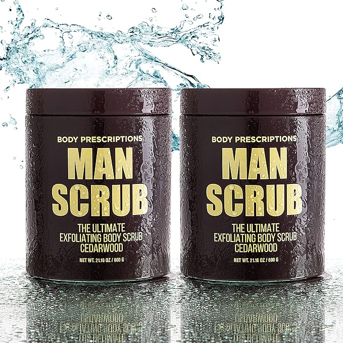 Body Prescriptions Men’s Exfoliating Body Scrub – Ultimate Skin Cleansing Wash - Image 2