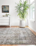 Loloi Layla Collection LAY-06 Taupe/Stone 5'-0" x 7'-6" .13" Thick Area Rug by Loloi