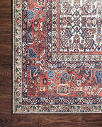 Loloi Layla Collection LAY-12 Ivory/Brick 3'-6" x 5'-6" .13" Thick Accent Rug - Image 6