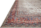 Loloi Layla Collection LAY-12 Ivory/Brick 3'-6" x 5'-6" .13" Thick Accent Rug - Image 2