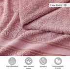 Lane Linen 100% Cotton Bath Sheets 4 Pack - Image 6
