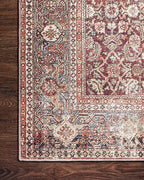 Loloi Layla Collection LAY-11 Cinnamon/Sage 5'-0" x 7'-6" .13" Thick Area Rug - Image 7