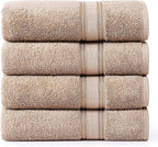 LANE LINEN 100% Cotton Bath Sheets Set of 4 by LaneLinen