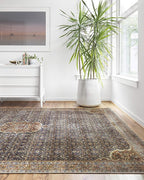 Loloi Layla Collection LAY-09 Cobalt Blue/Spice 2'-3" x 3'-9" .13" Thick Accent - Image 9