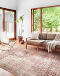 Loloi Layla Collection LAY-11 Cinnamon/Sage 9'-0" x 12'-0" .13" Thick Area Rug by Loloi