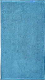 Amazon Basics 8-Pack Lightweight Quick-Dry Hand Towels, 100% Cotton, Lake Blue - Image 5