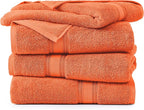 Lane Linen 100% Cotton 4 Pack Bath Towels - Image 2