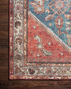 Loloi Layla Collection LAY-10 Marine/Clay 2'-3" x 3'-9" .13" Thick Accent Rug - Image 7