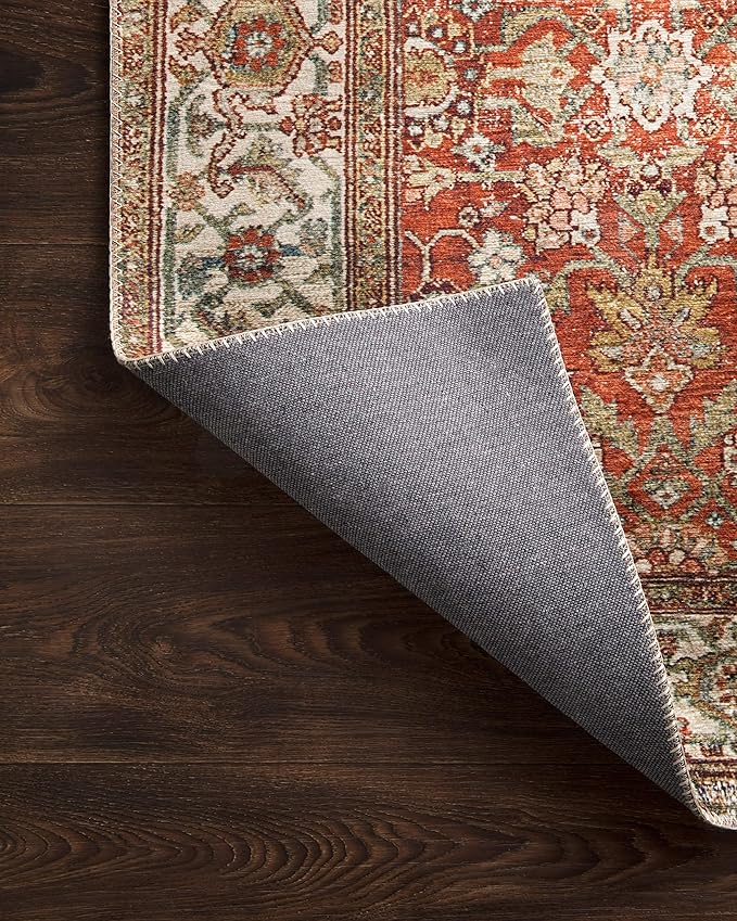 Loloi Layla Collection LAY-05 Ocean/Multi 9'-0" x 12'-0" .13" Thick Area Rug - Image 7