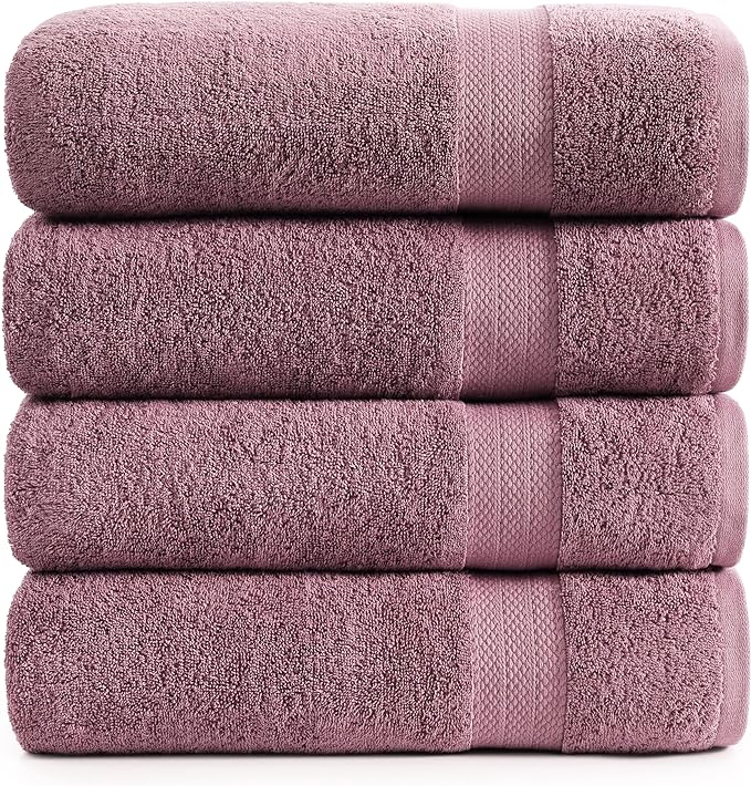 LANE LINEN Premium Bath Towels Set of 4 by LaneLinen